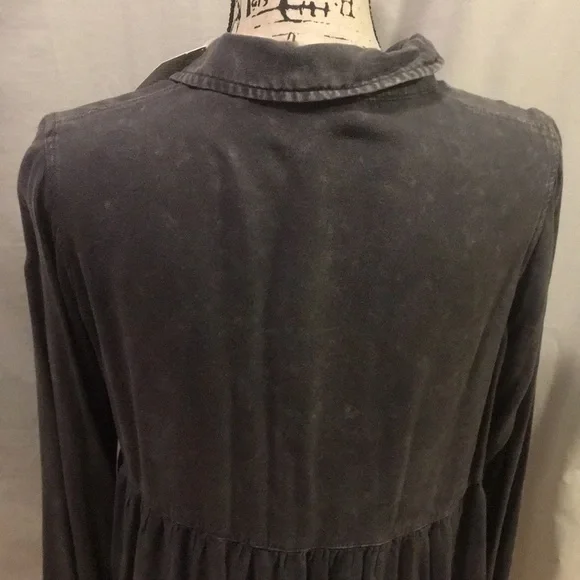 Grace & Lace Sadie‎ gray washed tencil tunic S - Picture 5 of 7